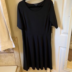 Lands End Size large black Dress